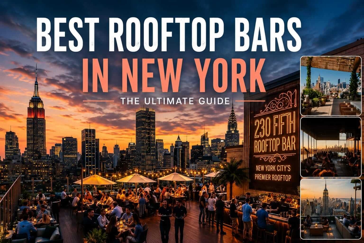 Best Rooftop Bars in New York: The Definitive Guide to Sky Bars, Empire State Views and Iconic Manhattan Cocktail Experiences