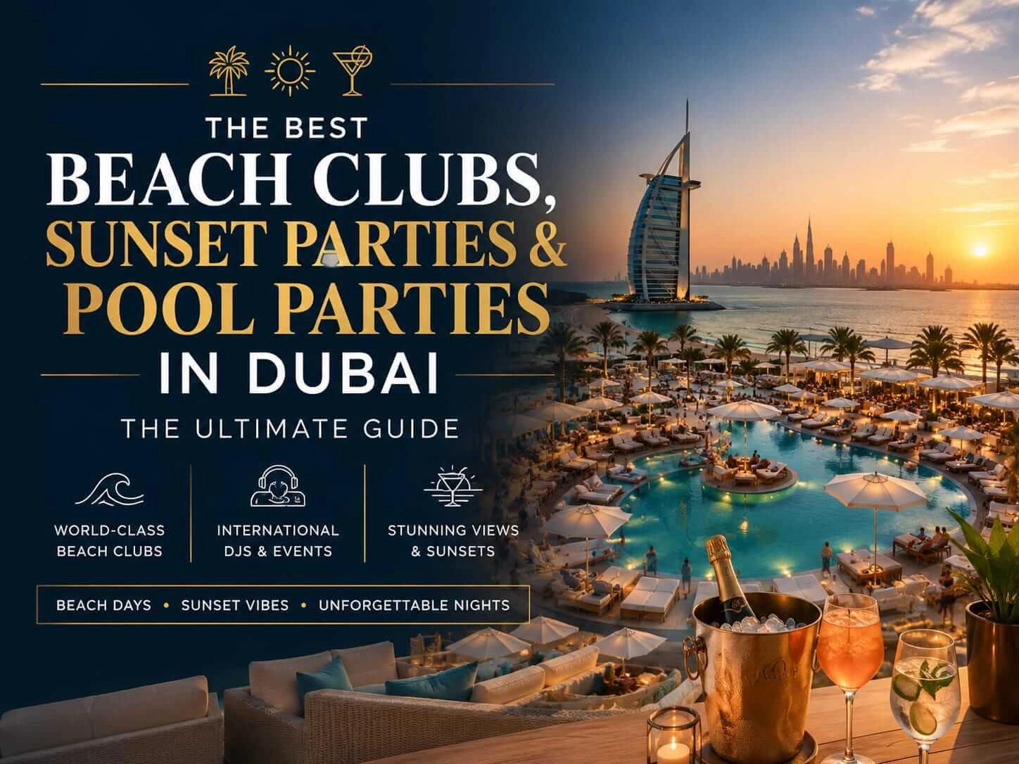 Best Beach Clubs in Dubai: The Definitive Guide to Pool Parties, Sunset Events and Luxury Day Experiences