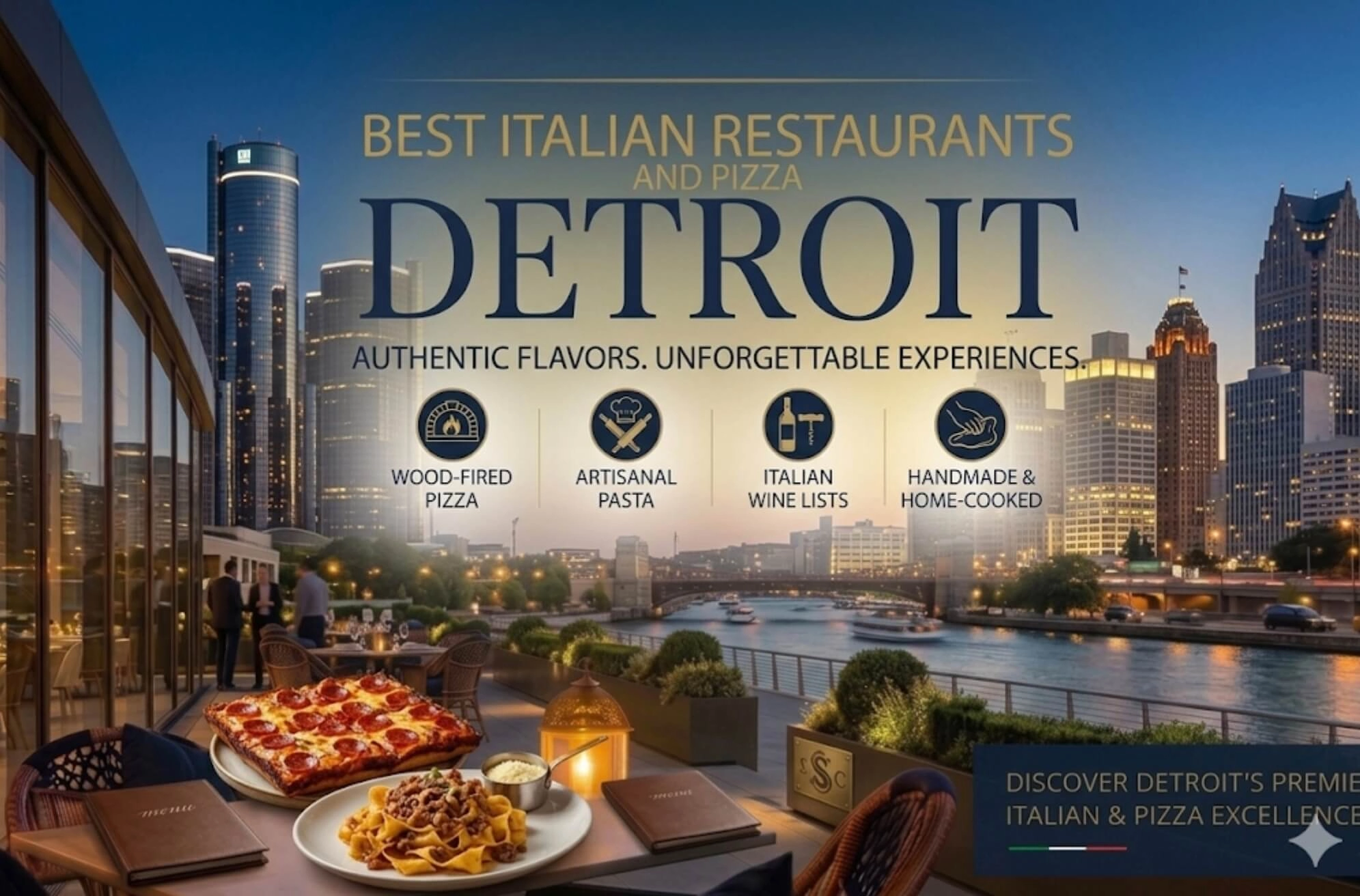 Best Italian Restaurants and Pizza in Detroit:  The Definitive Guide to Red Sauce Classics, Detroit-Style  Pizza and Modern Italian Dining