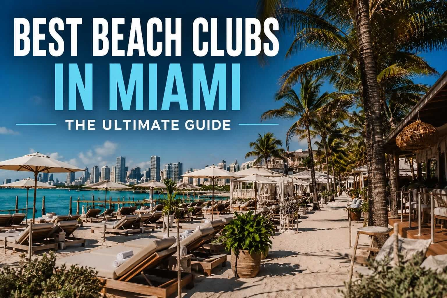 Best Beach Clubs in Miami: The Definitive Guide to South Beach Pool Parties, Sunset Experiences and VIP Dayclub Culture