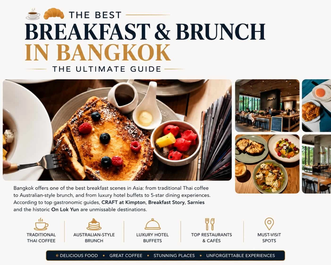 Best Breakfast and Brunch in Bangkok: The Definitive Guide to Specialty Coffee, Traditional Thai Mornings and Iconic Brunch Spots