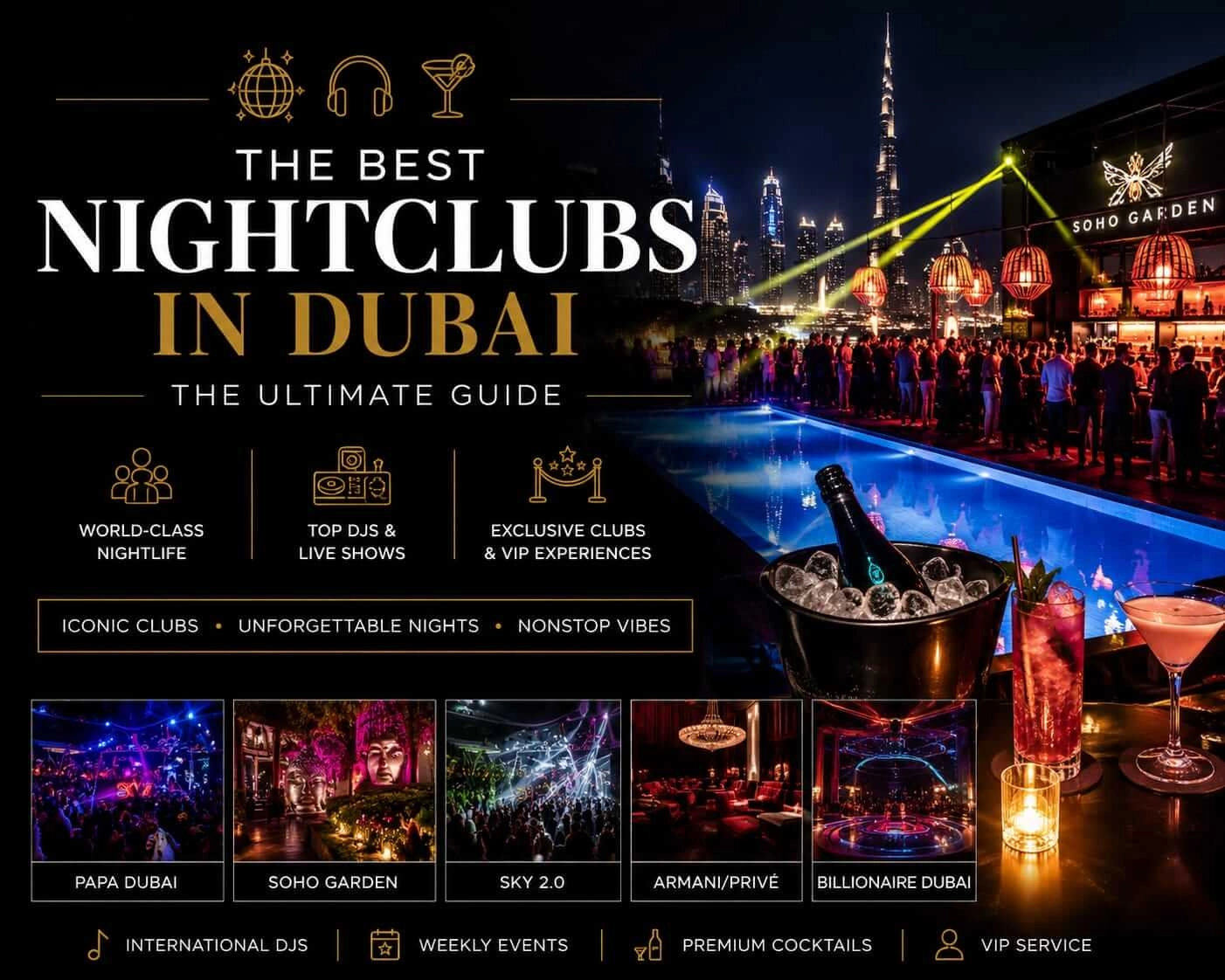 Best Nightclubs in Dubai: The Definitive Guide to Superclubs, VIP Venues and the City's Most Exclusive Nightlife