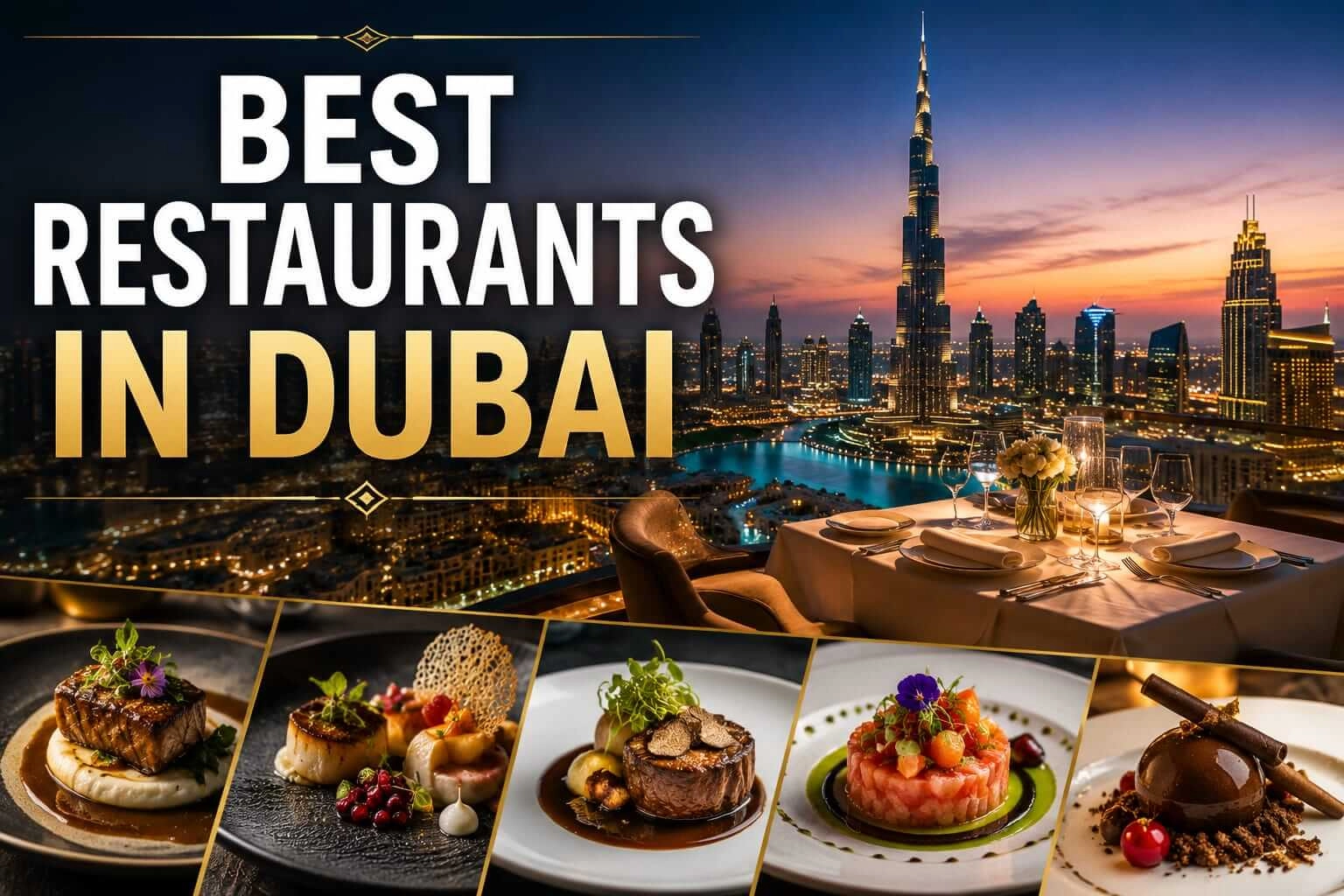 Best Restaurants in Dubai: The Definitive Guide to Fine Dining, Michelin Starred Venues and Iconic Views