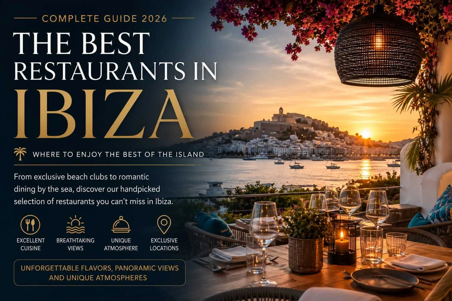 Best Restaurants in Ibiza: The Definitive Guide to  Michelin Dining, Beach Restaurants and Mediterranean Cuisine