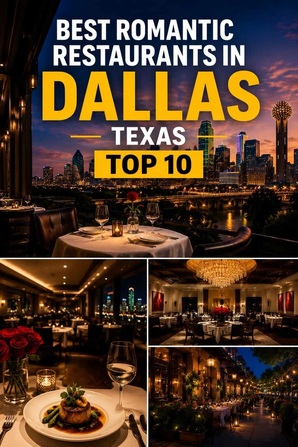 The 10 Best Romantic Restaurants in Dallas: Complete Insider Guide