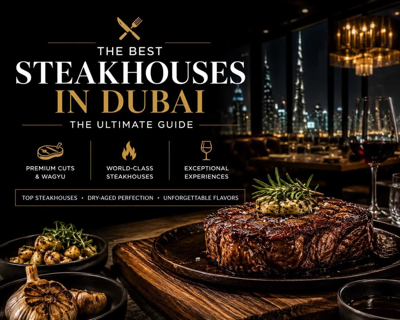 Best Steakhouses in Dubai: The Definitive Guide to Premium Cuts, Wagyu, Dry-Aged Beef and Luxury Steak Dining