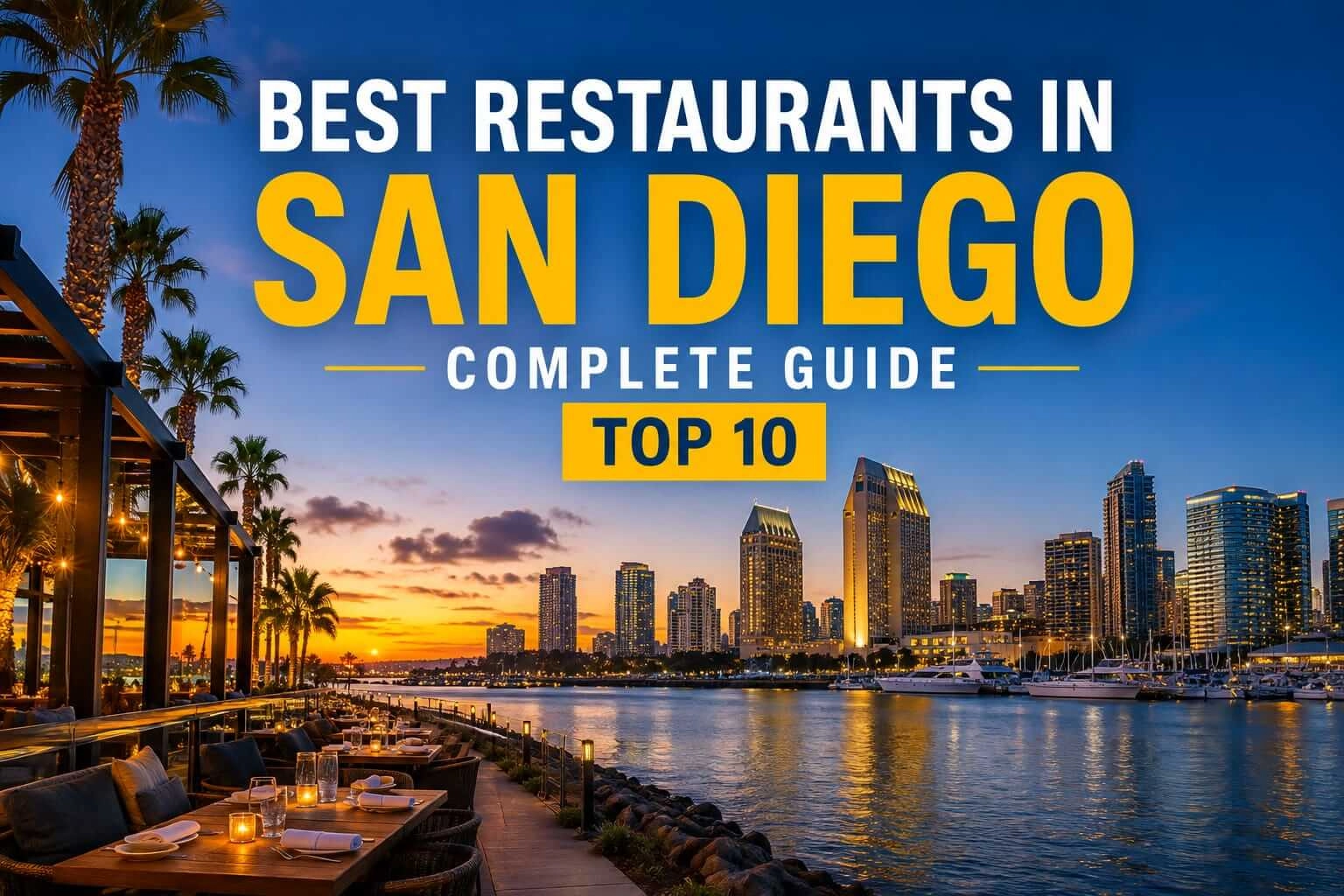 The 10 Best Restaurants in San Diego: Complete Insider Guide