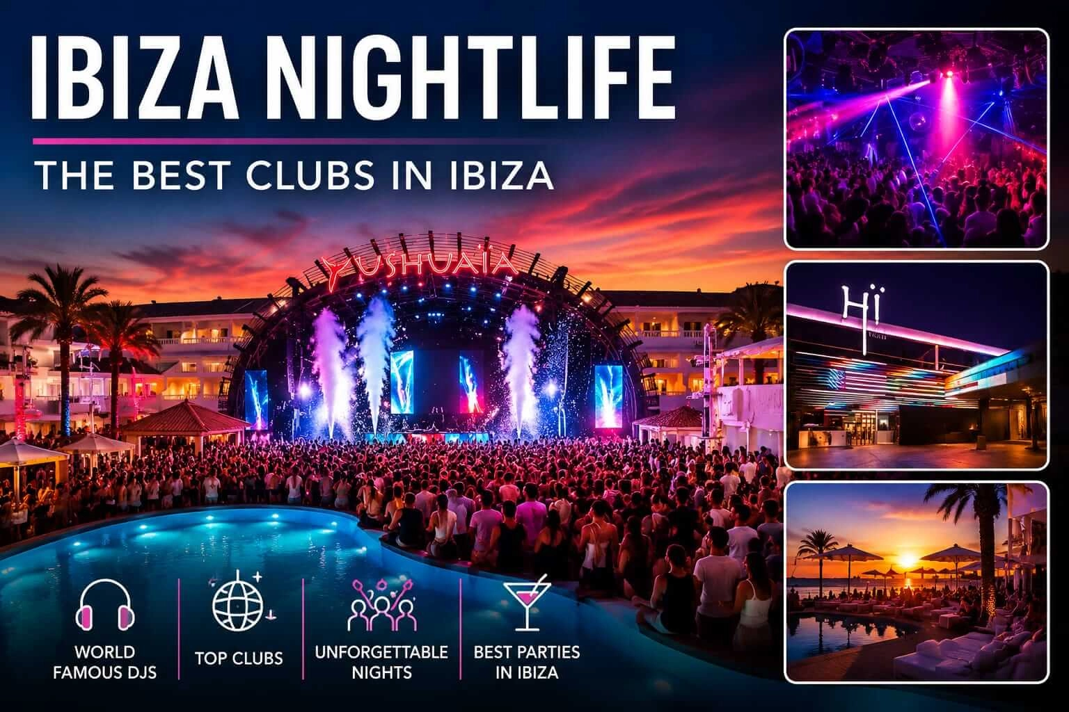 Best Nightclubs in Ibiza: The Definitive Guide to  Hï Ibiza, Ushuaïa, Pacha, DC10 and the World's Greatest  Electronic Music Scene